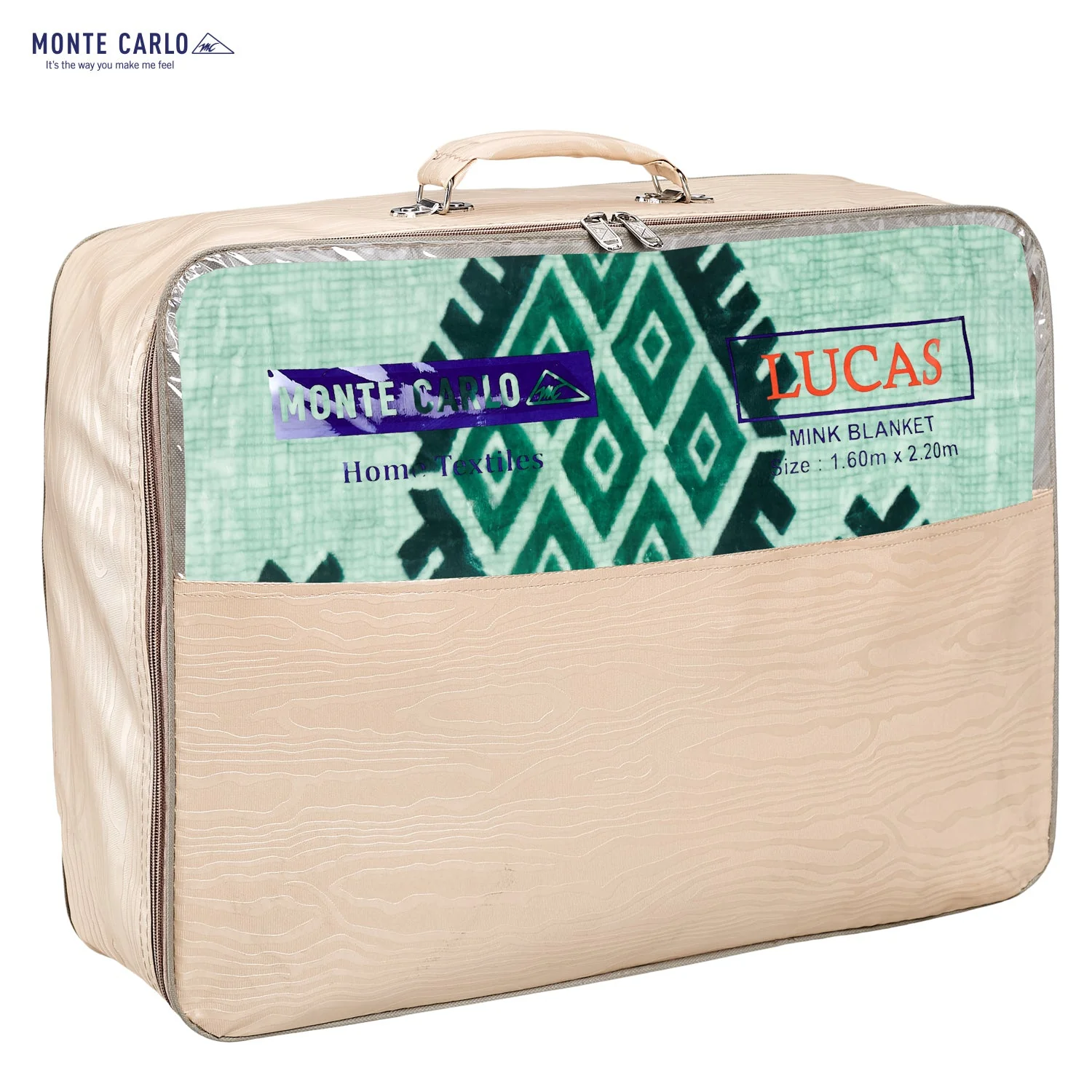 Printed Single Bed 1022 GSM Blanket Lucas 2 Ply (Weight 3.6 kg) - Image 7