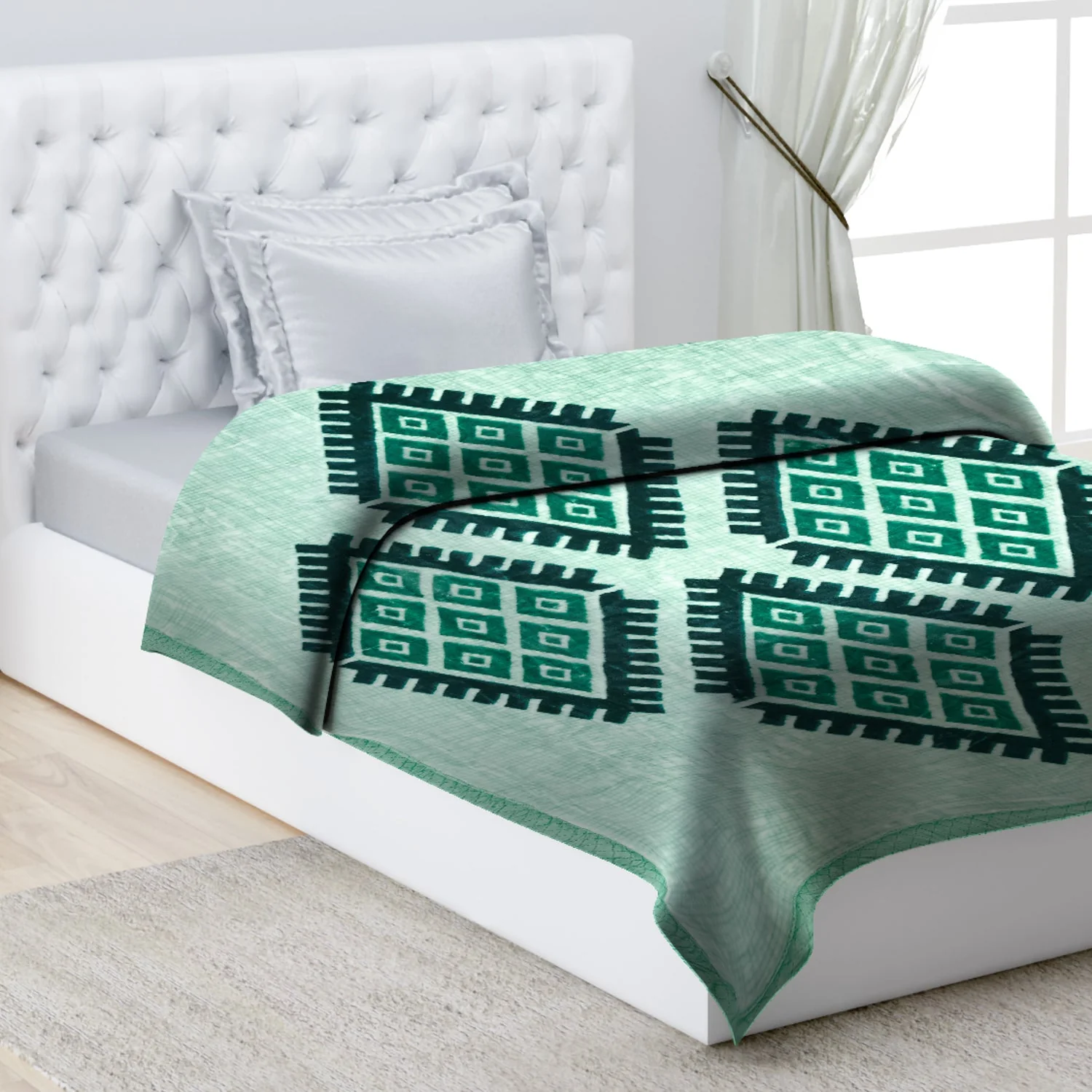 Printed Single Bed 1022 GSM Blanket Lucas 2 Ply (Weight 3.6 kg) - Image 9