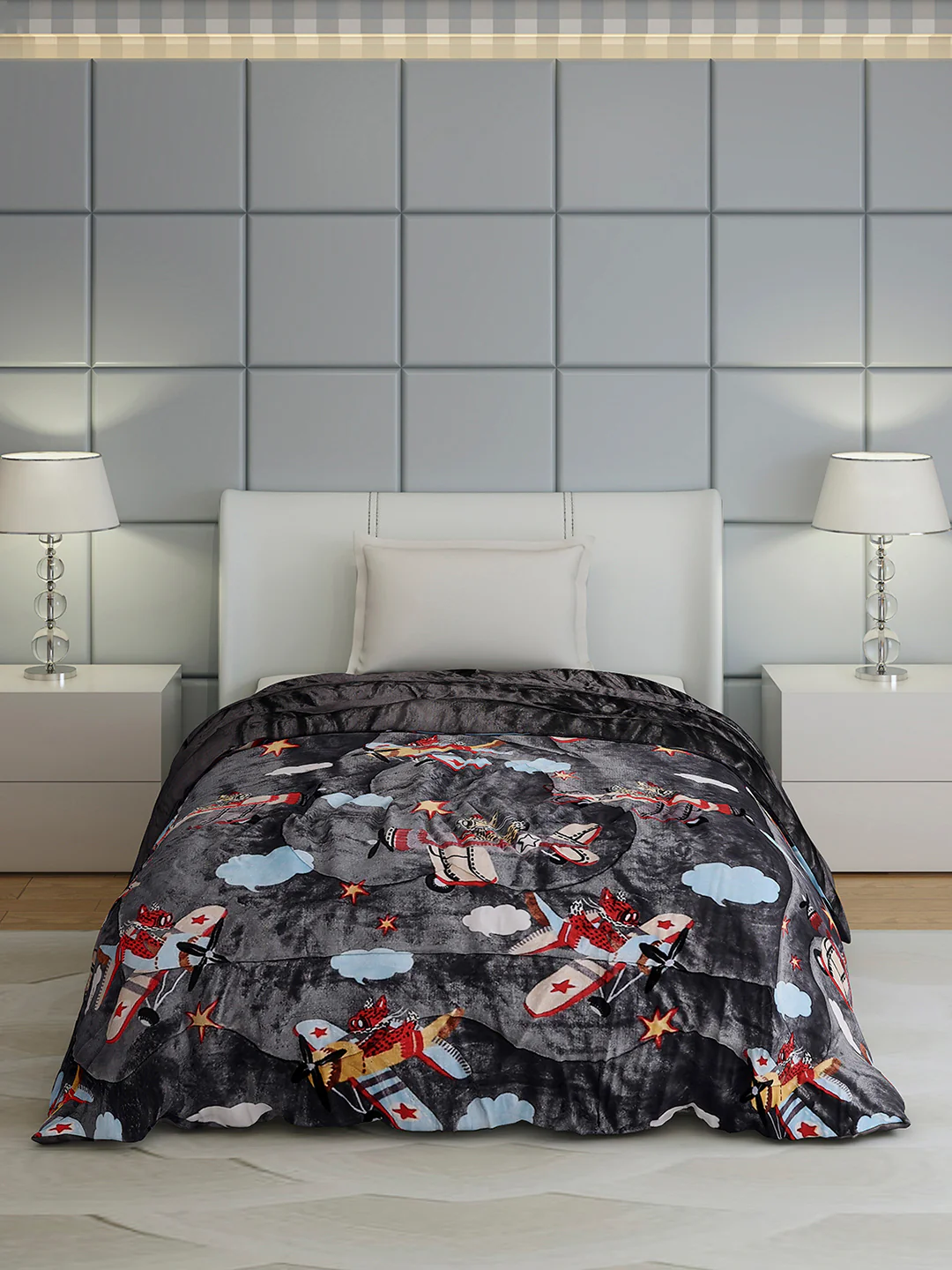 Printed Single Bed 1022 GSM Comforter for Winter - (Ananya) - Image 2