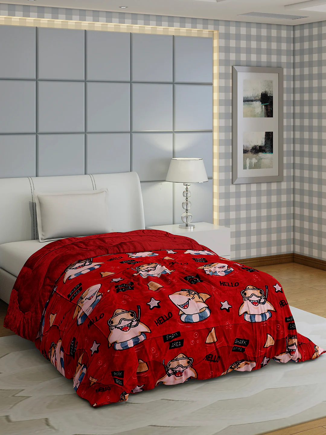 Printed Single Bed 1022 GSM Comforter for Winter - (Ananya) - Image 4