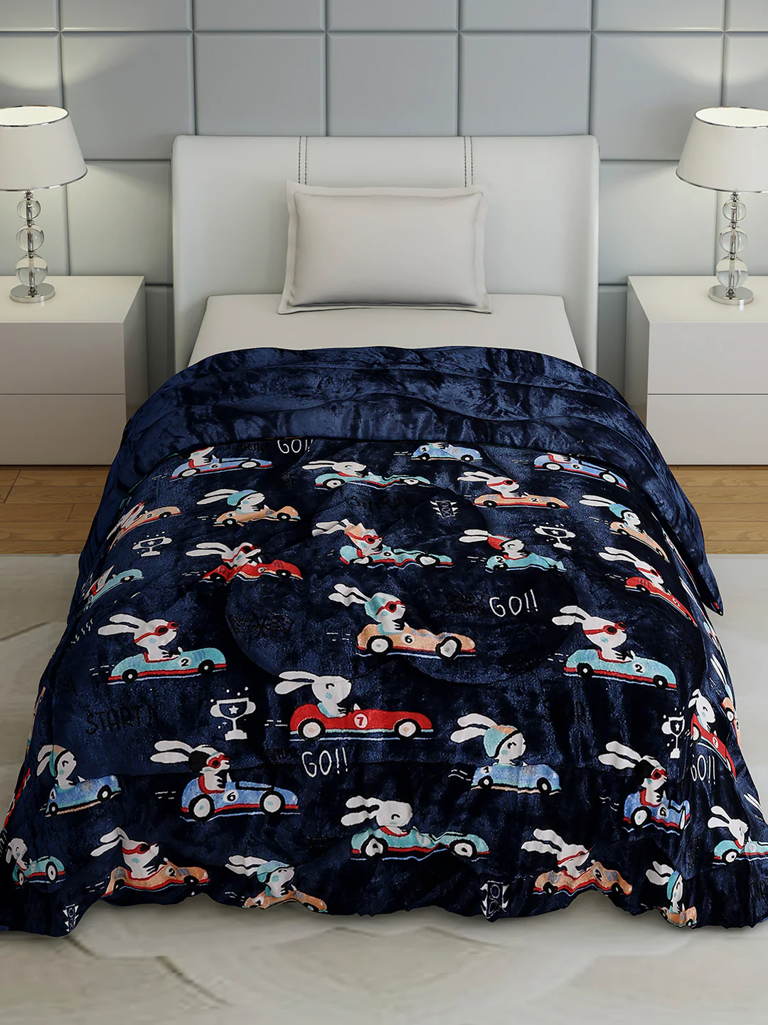Printed Single Bed 1022 GSM Comforter for Winter - (Ananya) - Image 3