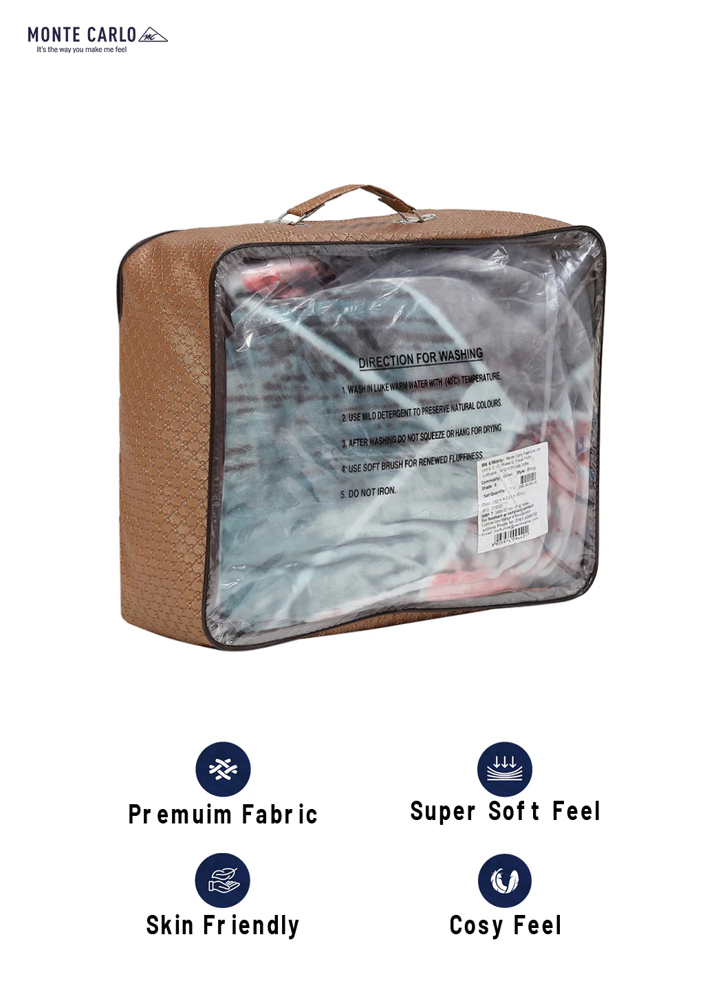 Printed Single Bed 1051 GSM Blanket Bling 2 Ply (Weight 3.7 kg) - Image 8