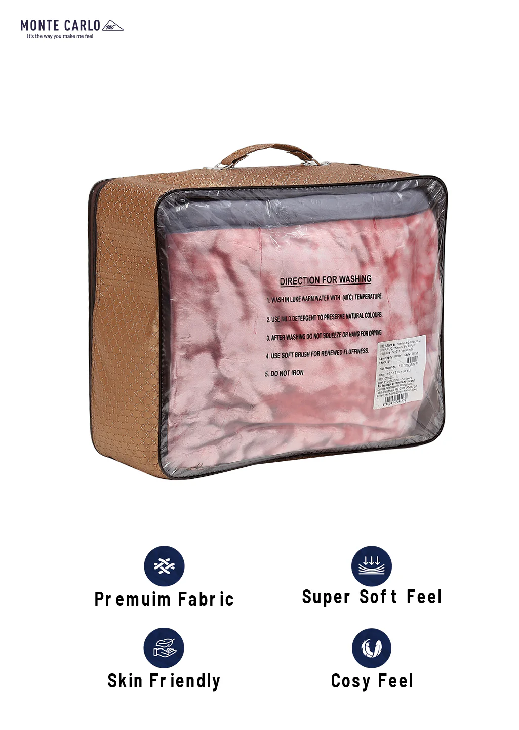 Printed Single Bed 1051 GSM Blanket Bling 2 Ply (Weight 3.7 kg) - Image 8