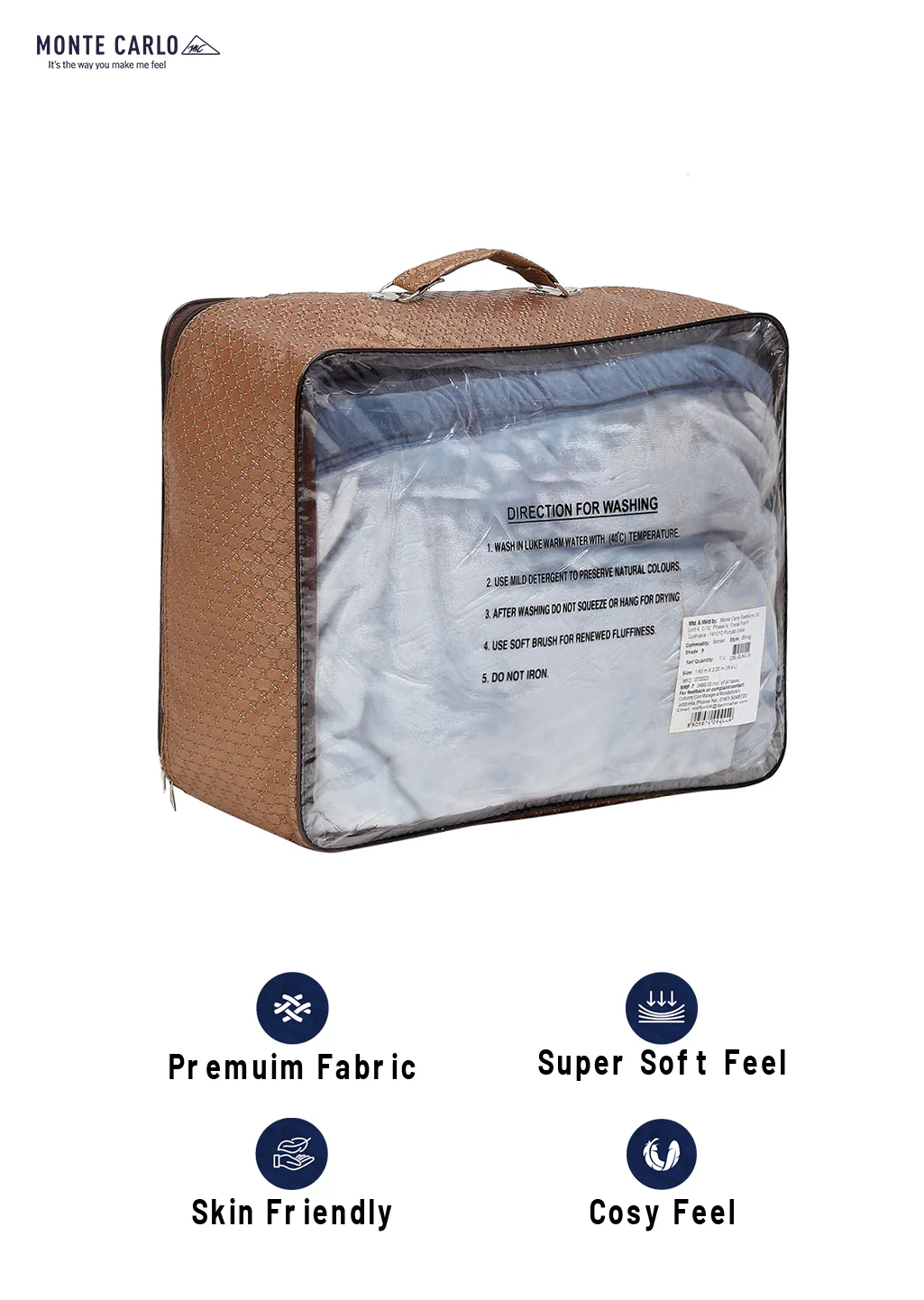 Printed Single Bed 1051 GSM Blanket Bling 2 Ply (Weight 3.7 kg) - Image 8