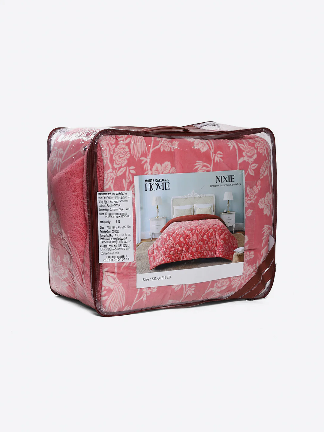 Printed Single Bed 1114 GSM Comforter for Winter - (Nixie) - Image 8