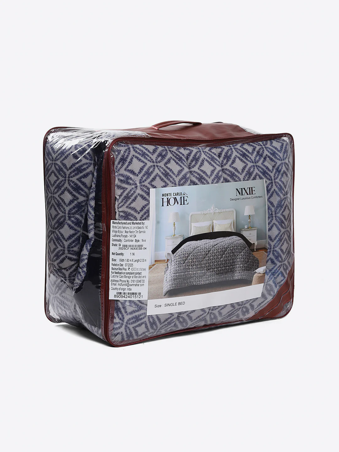 Printed Single Bed 1114 GSM Comforter for Winter - (Nixie) - Image 8
