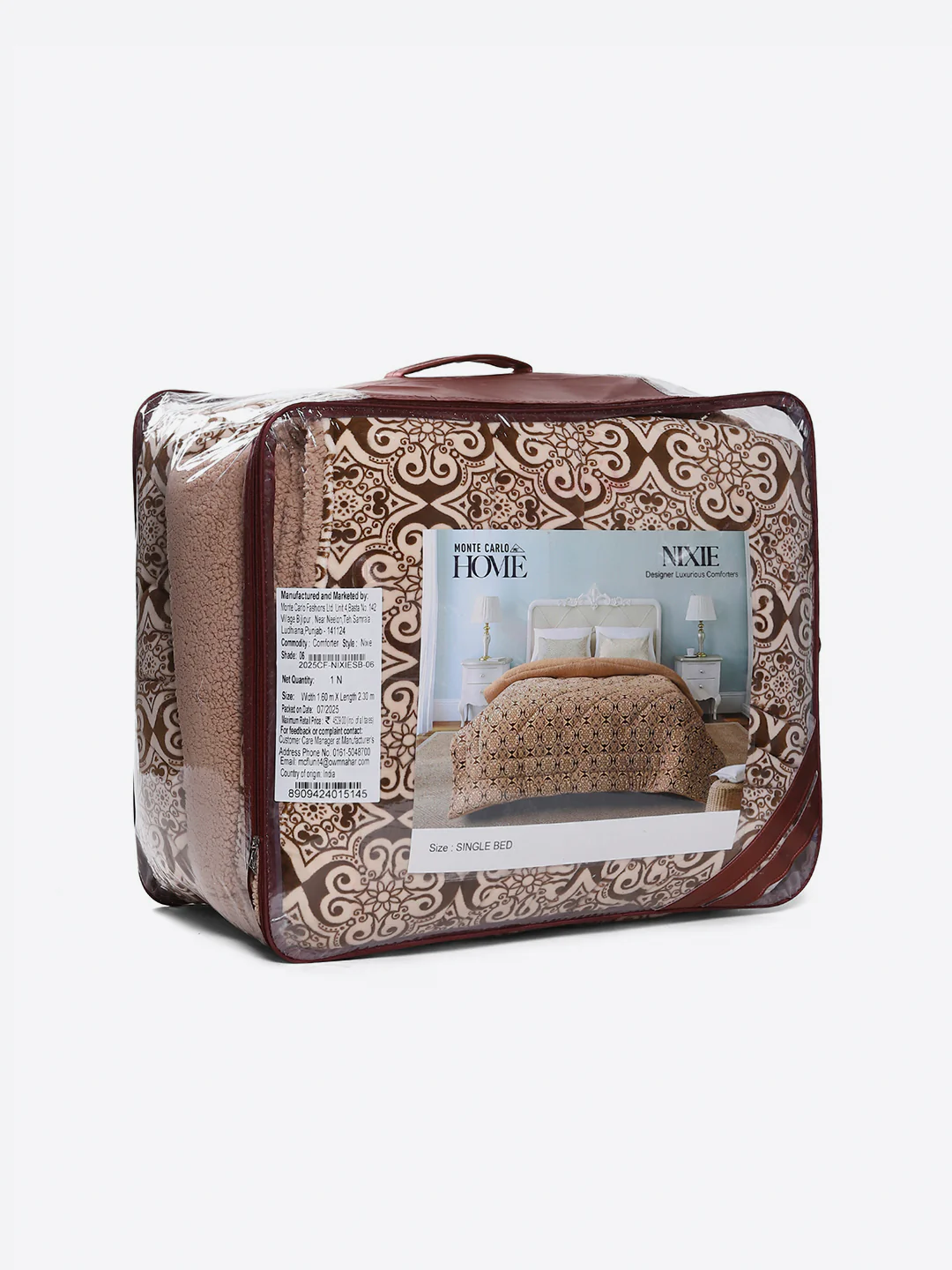 Printed Single Bed 1114 GSM Comforter for Winter - (Nixie) - Image 8
