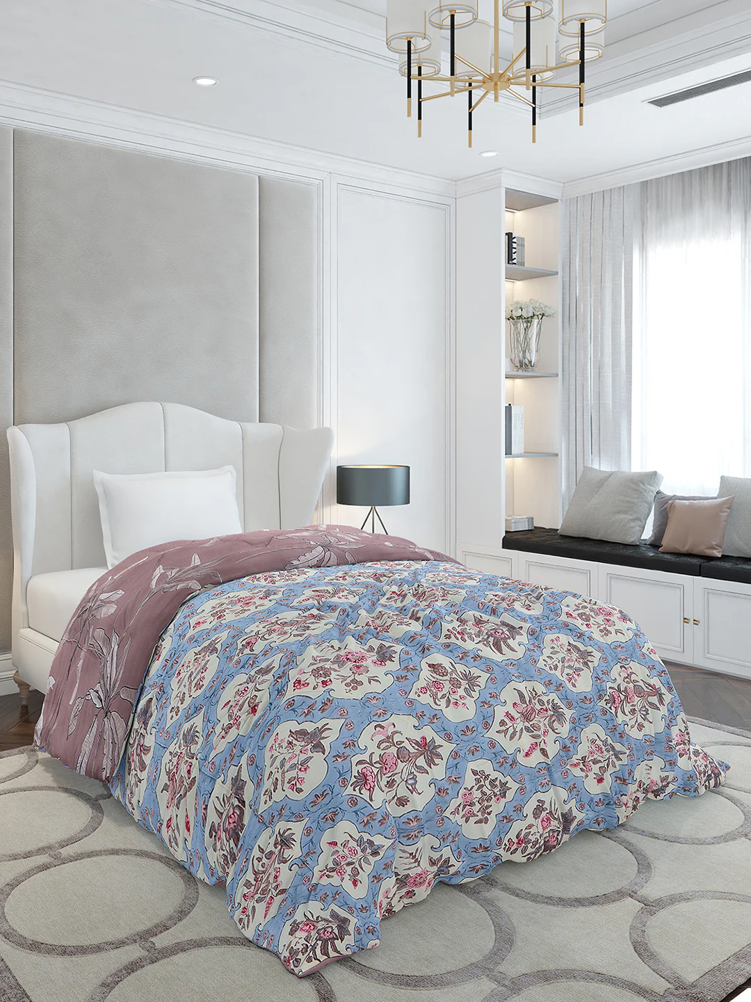 Printed Single Bed 120 GSM Comforter for AC Room - (Marvla) - Image 5