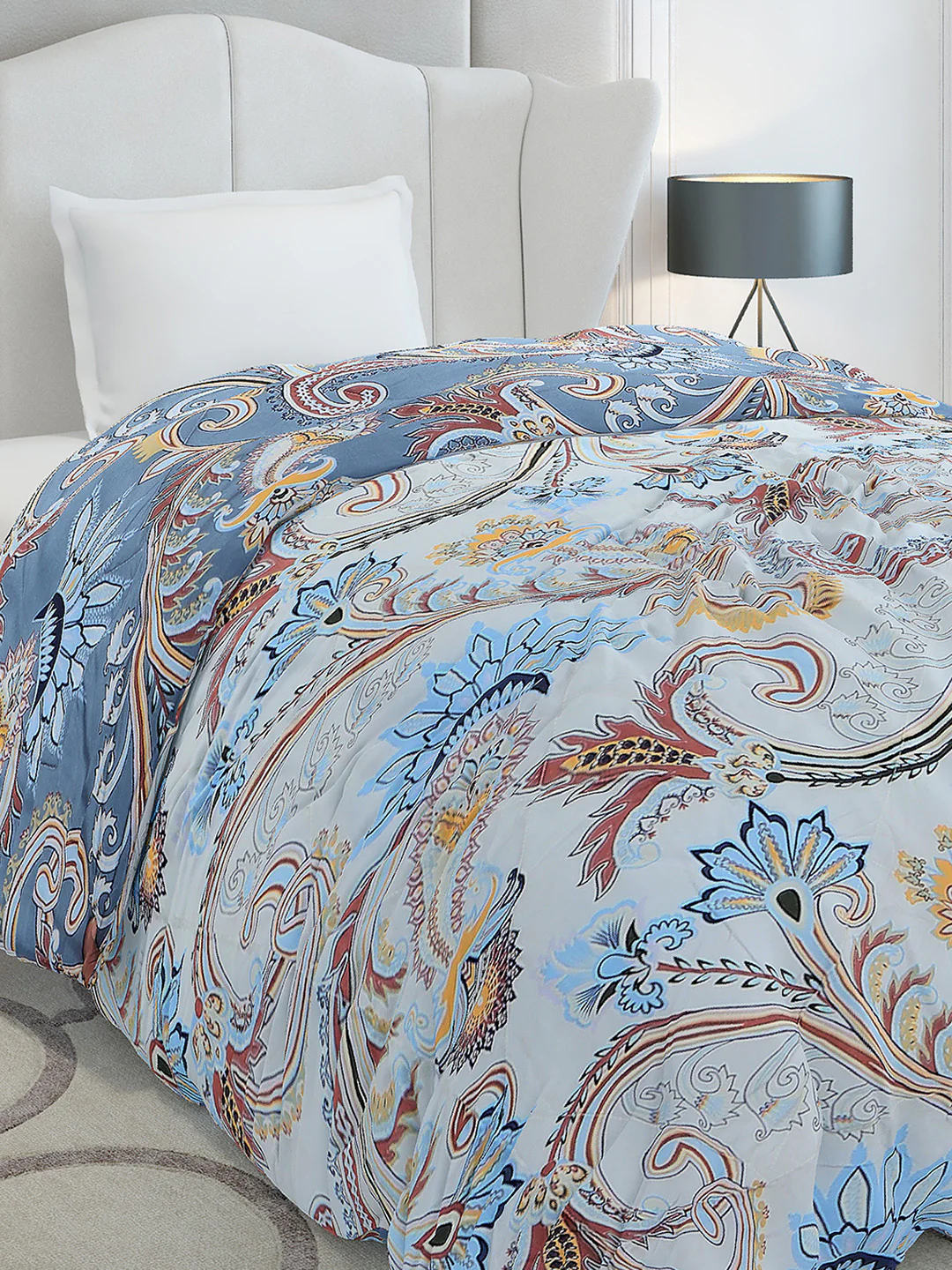 Printed Single Bed 120 GSM Comforter for AC Room - (Marvla) - Image 6
