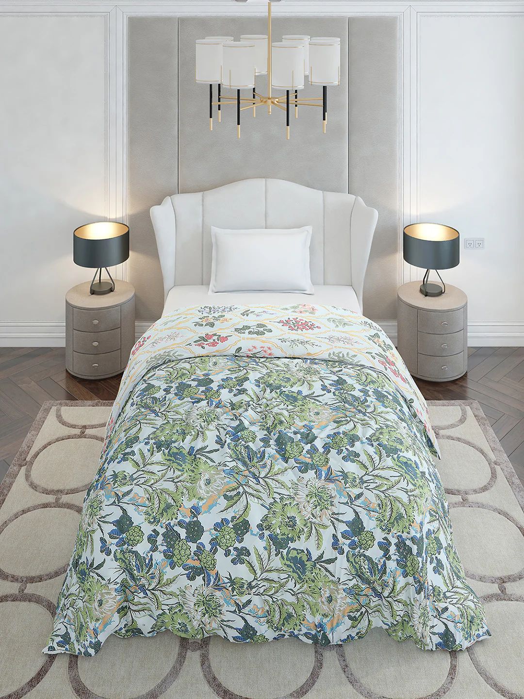 Printed Single Bed 120 GSM Comforter for AC Room - (Marvla) - Image 3