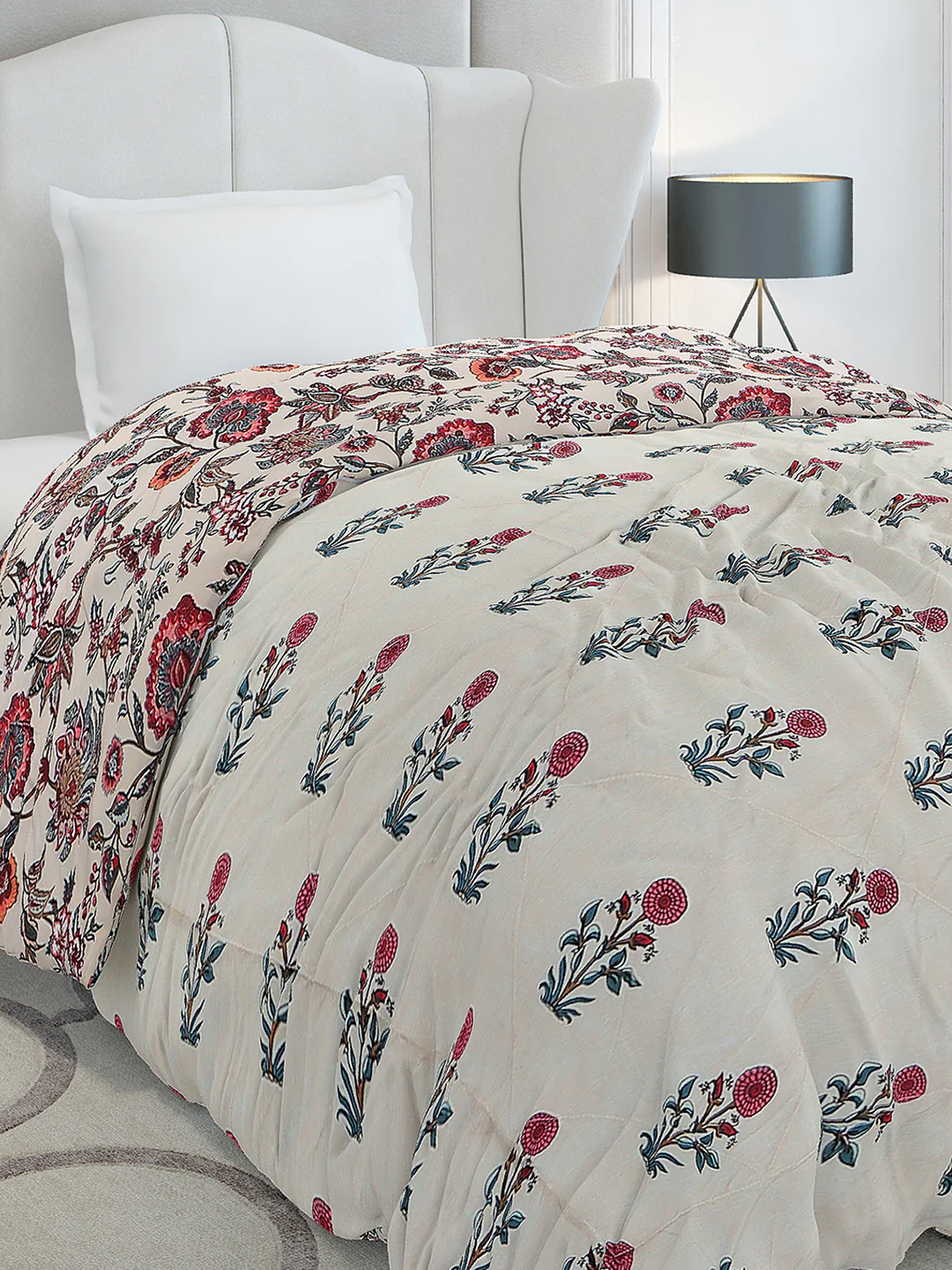 Printed Single Bed 120 GSM Comforter for AC Room - (Marvla) - Image 6