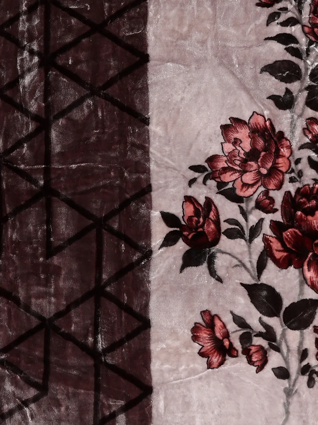 Printed Single Bed 2 Ply, 895 GSM Blanket for Heavy Winter - (Lavish Pvc) - Image 6