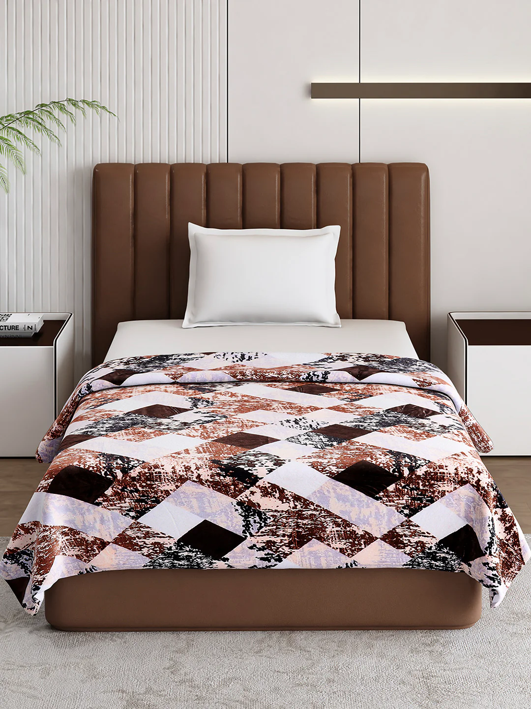 Printed Single Bed 233 GSM Blanket for AC Room - (Fuzzy) - Image 3