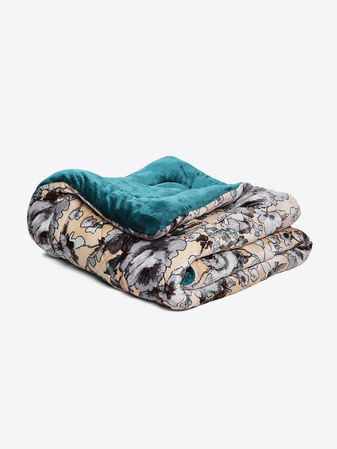 Printed Single Bed 233 GSM Comforter for Mild Winter (James), Weight 715 gm - Image 7