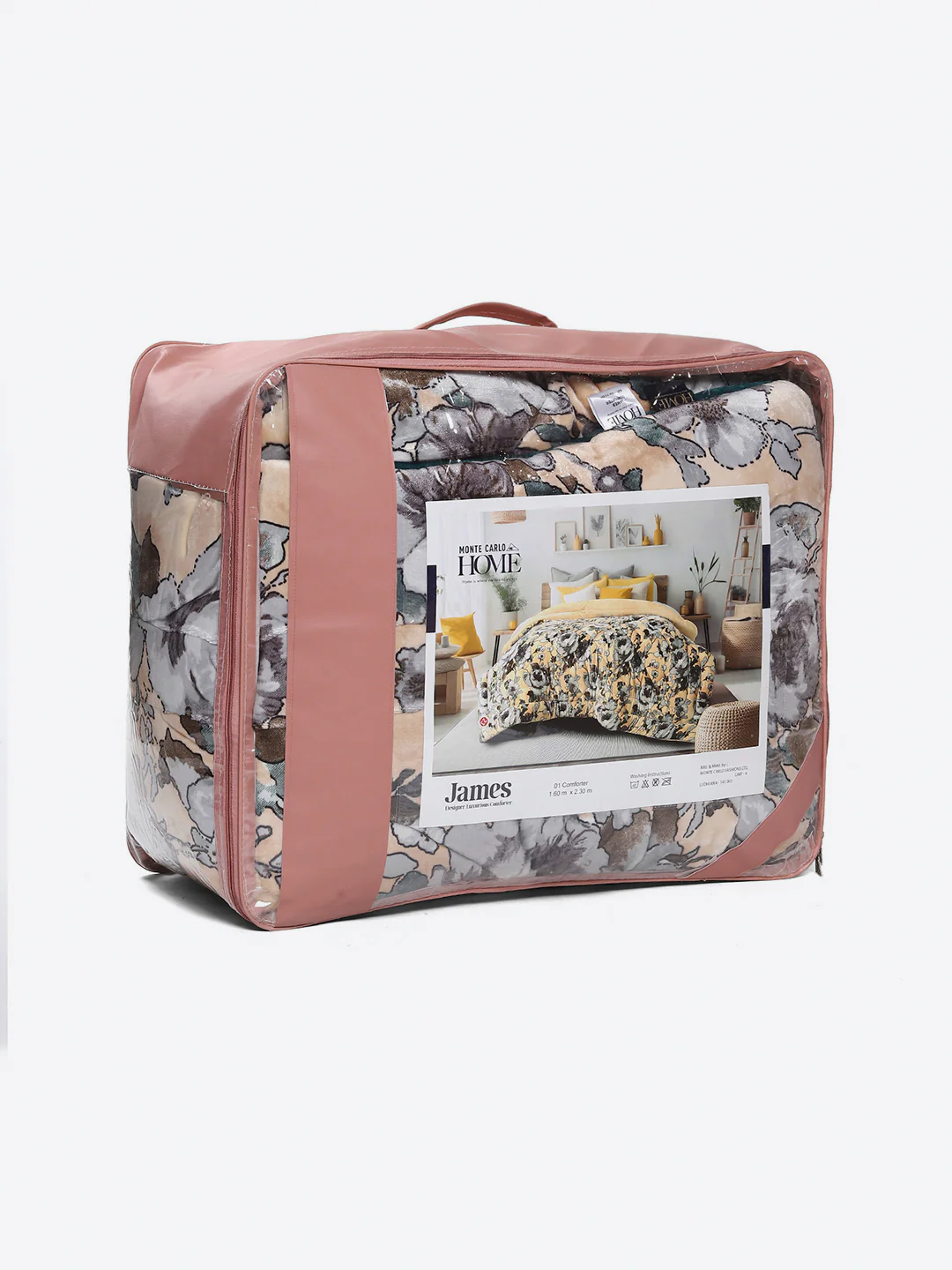 Printed Single Bed 233 GSM Comforter for Mild Winter (James), Weight 715 gm - Image 8