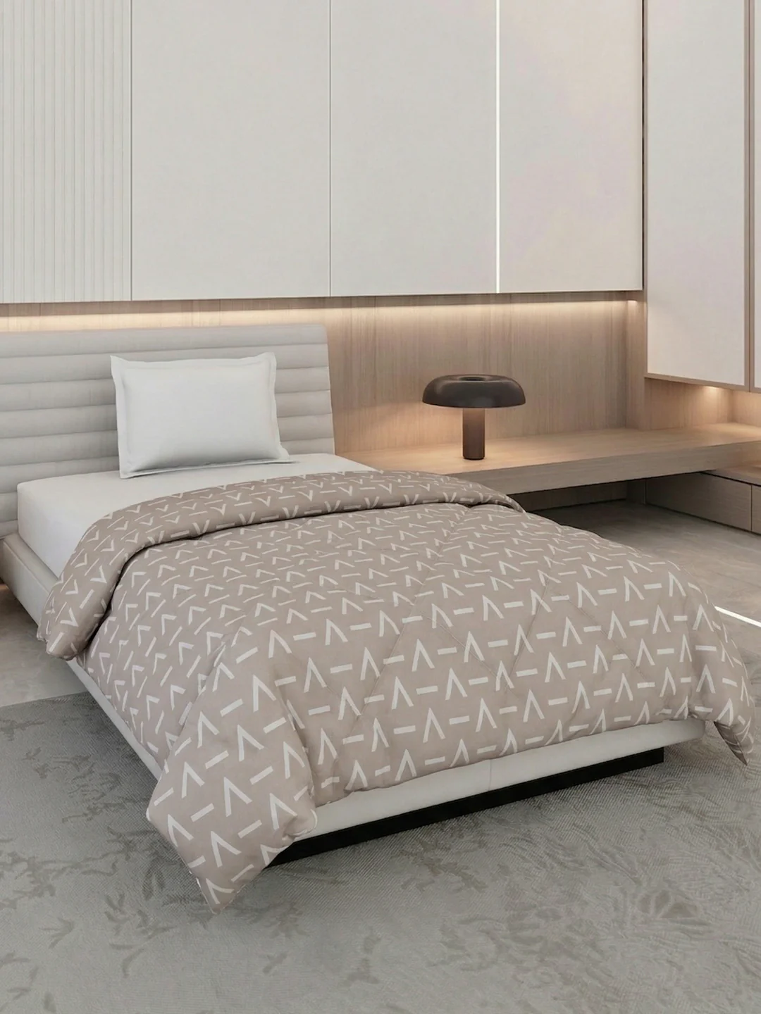 Printed Single Bed 3 Ply 105 GSM Comforter Timeless Collection Weight 950 g - Image 2