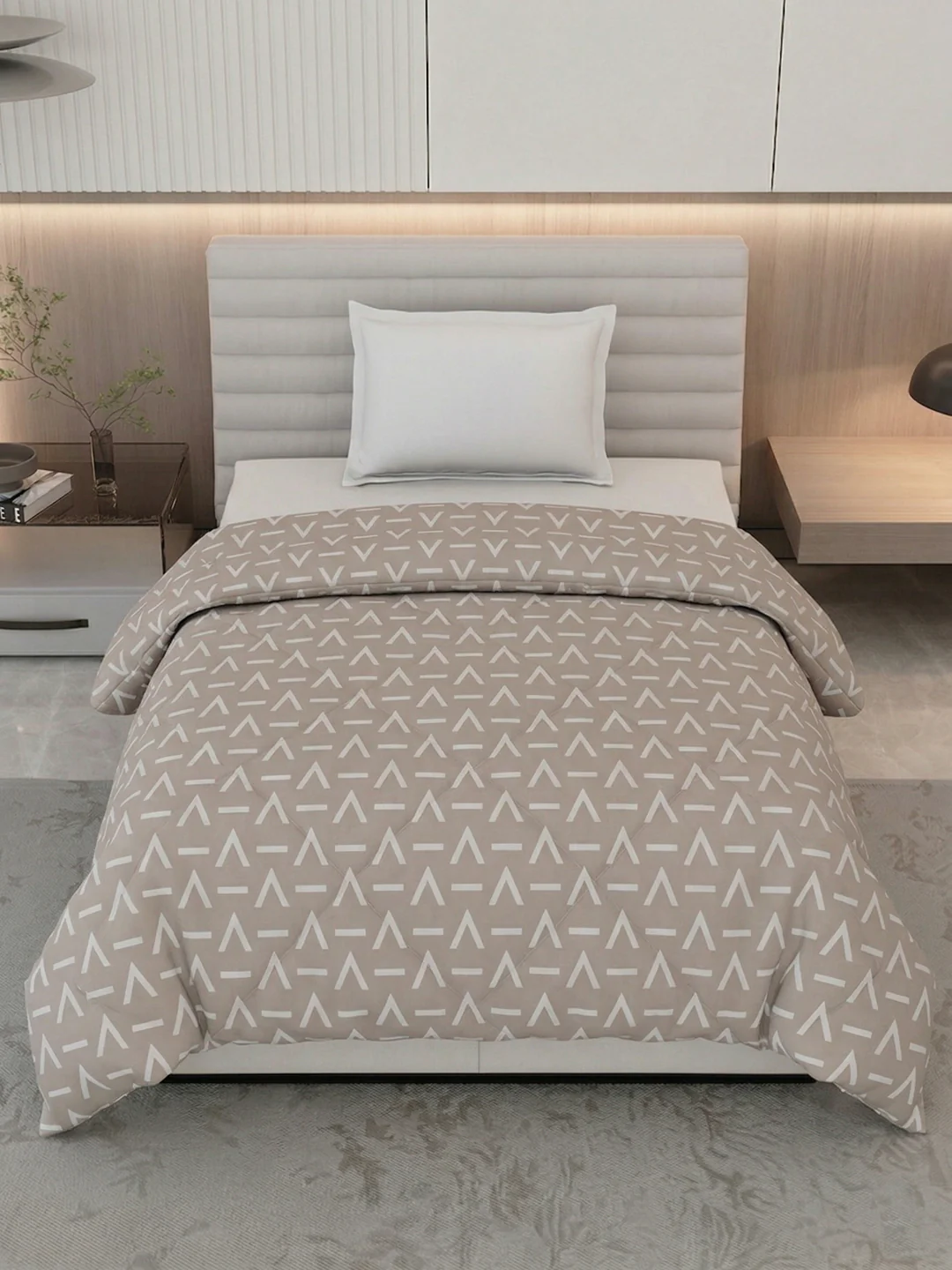 Printed Single Bed 3 Ply 105 GSM Comforter Timeless Collection Weight 950 g - Image 4