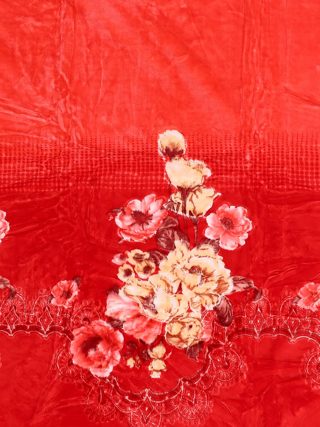Printed Single Bed 3 Ply, 909 GSM Blanket for Heavy Winter - (Umang) - Image 6