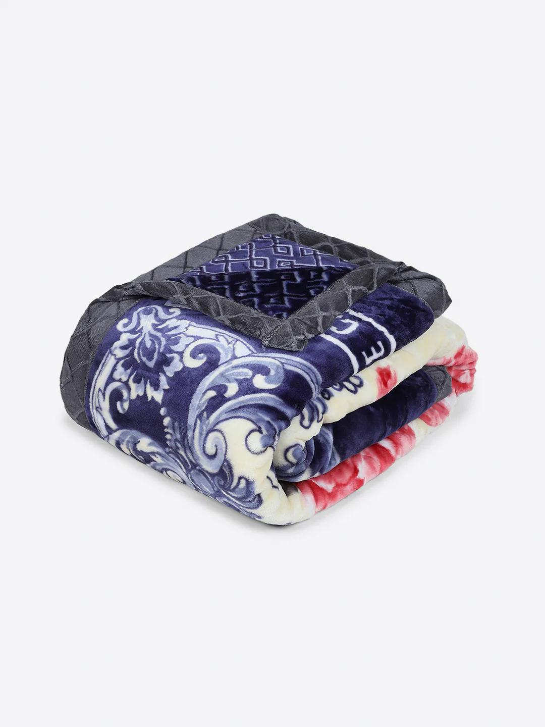 Printed Single Bed 3 Ply, 909 GSM Blanket for Heavy Winter - (Umang) - Image 5