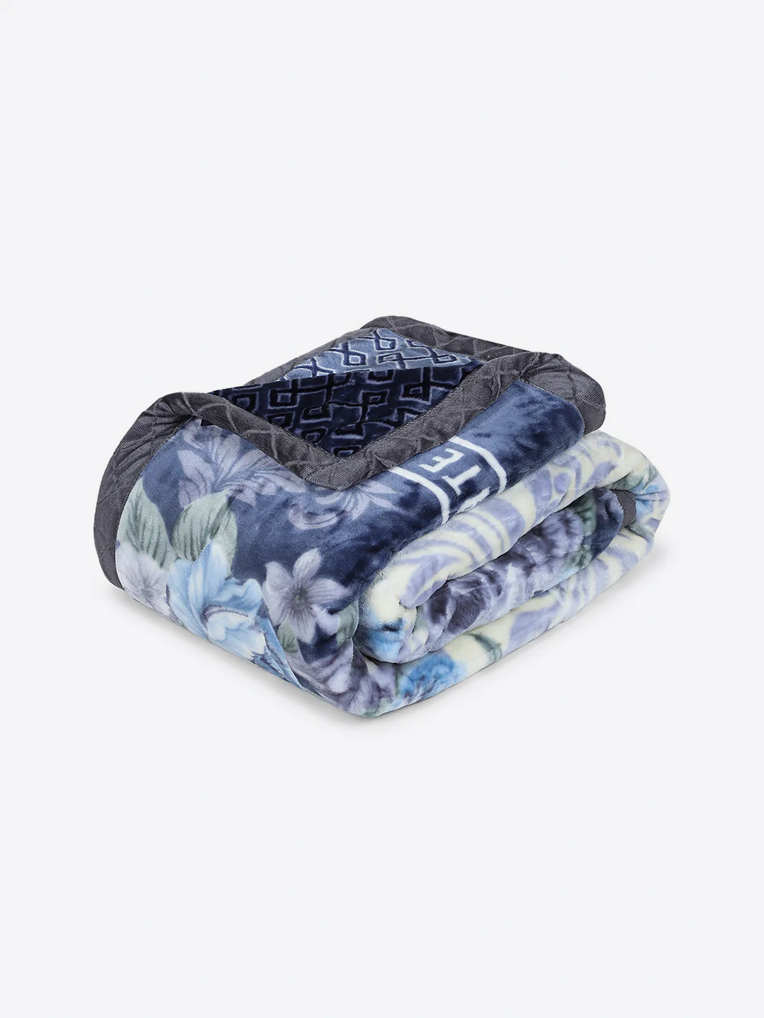 Printed Single Bed 3 Ply, 909 GSM Blanket for Heavy Winter - (Umang) - Image 5