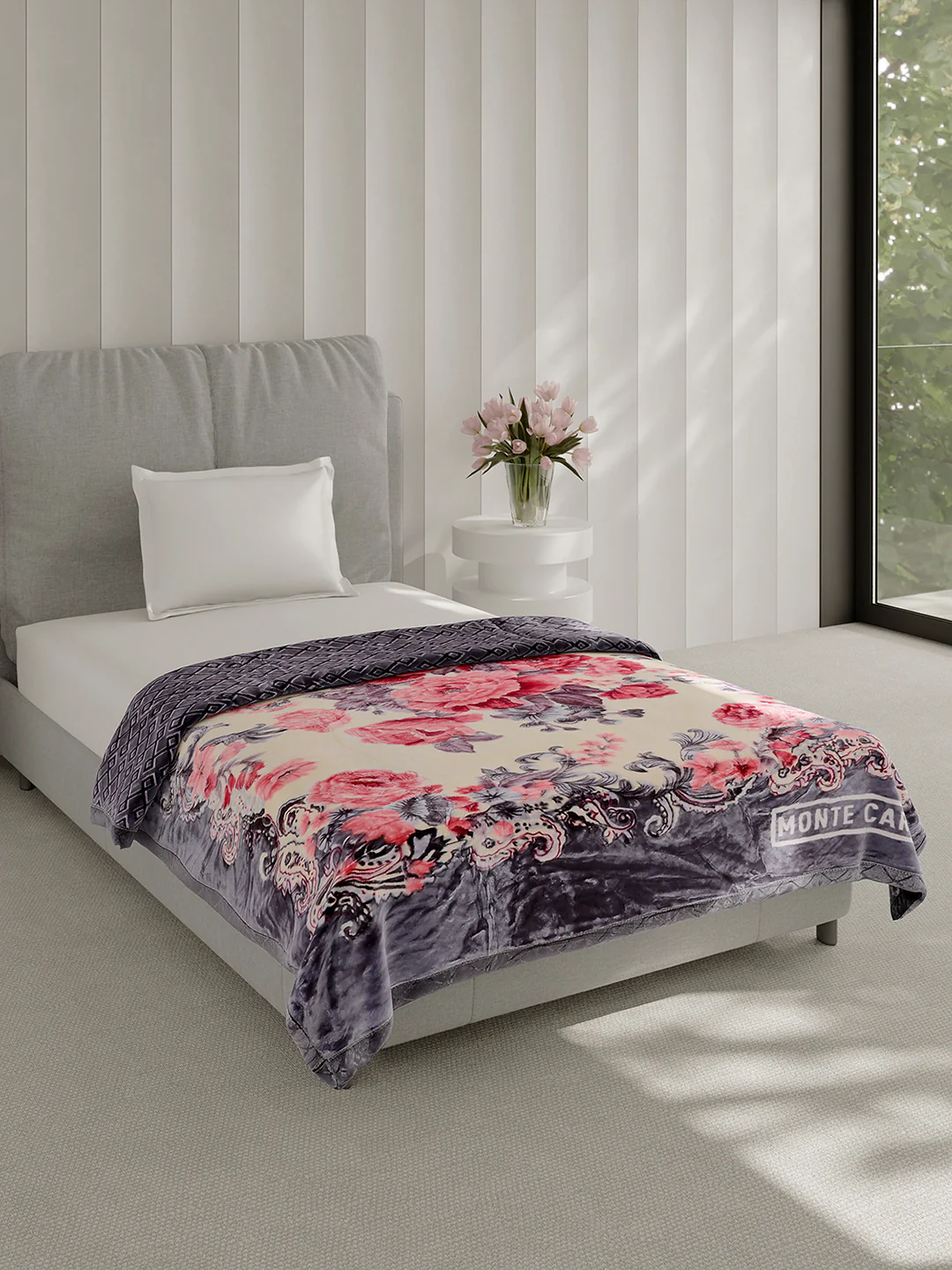 Printed Single Bed 3 Ply, 909 GSM Blanket for Heavy Winter - (Umang) - Image 4