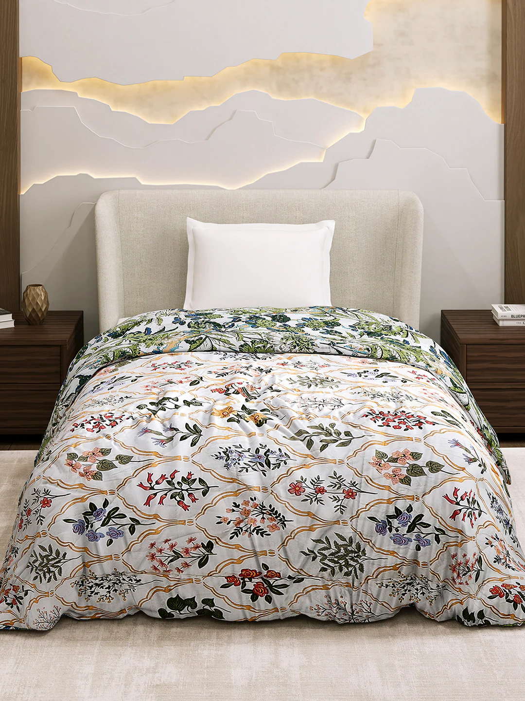 Printed Single Bed 3 Ply Comforter for AC Room - (Marvella) - Image 2
