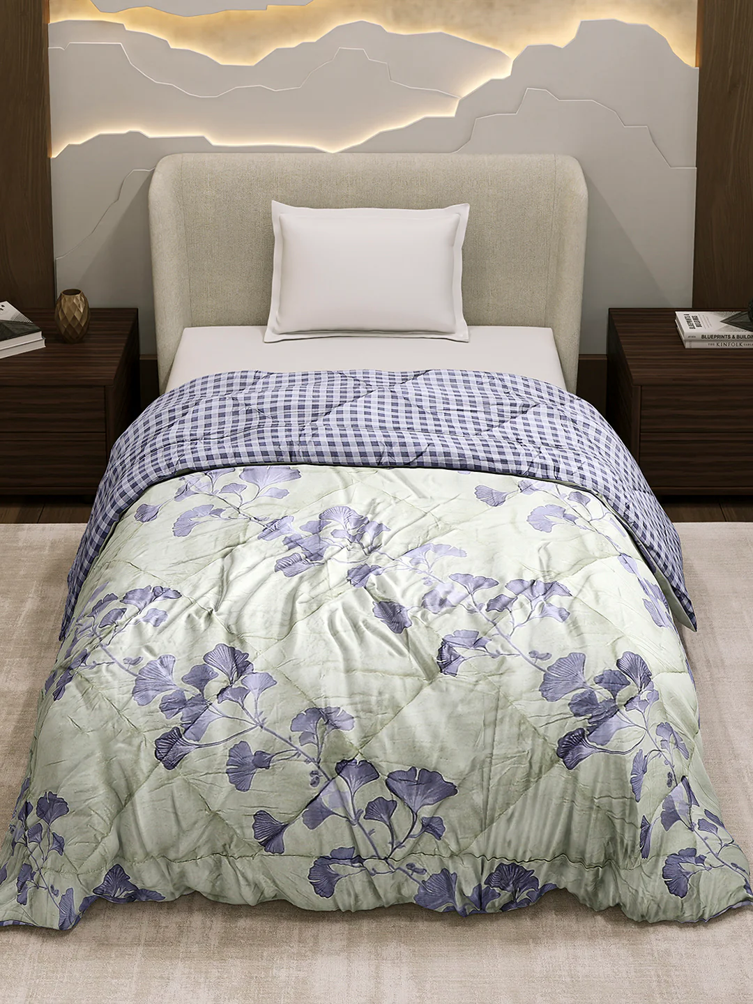 Printed Single Bed 3 Ply Comforter for AC Room - (Marvella) - Image 3