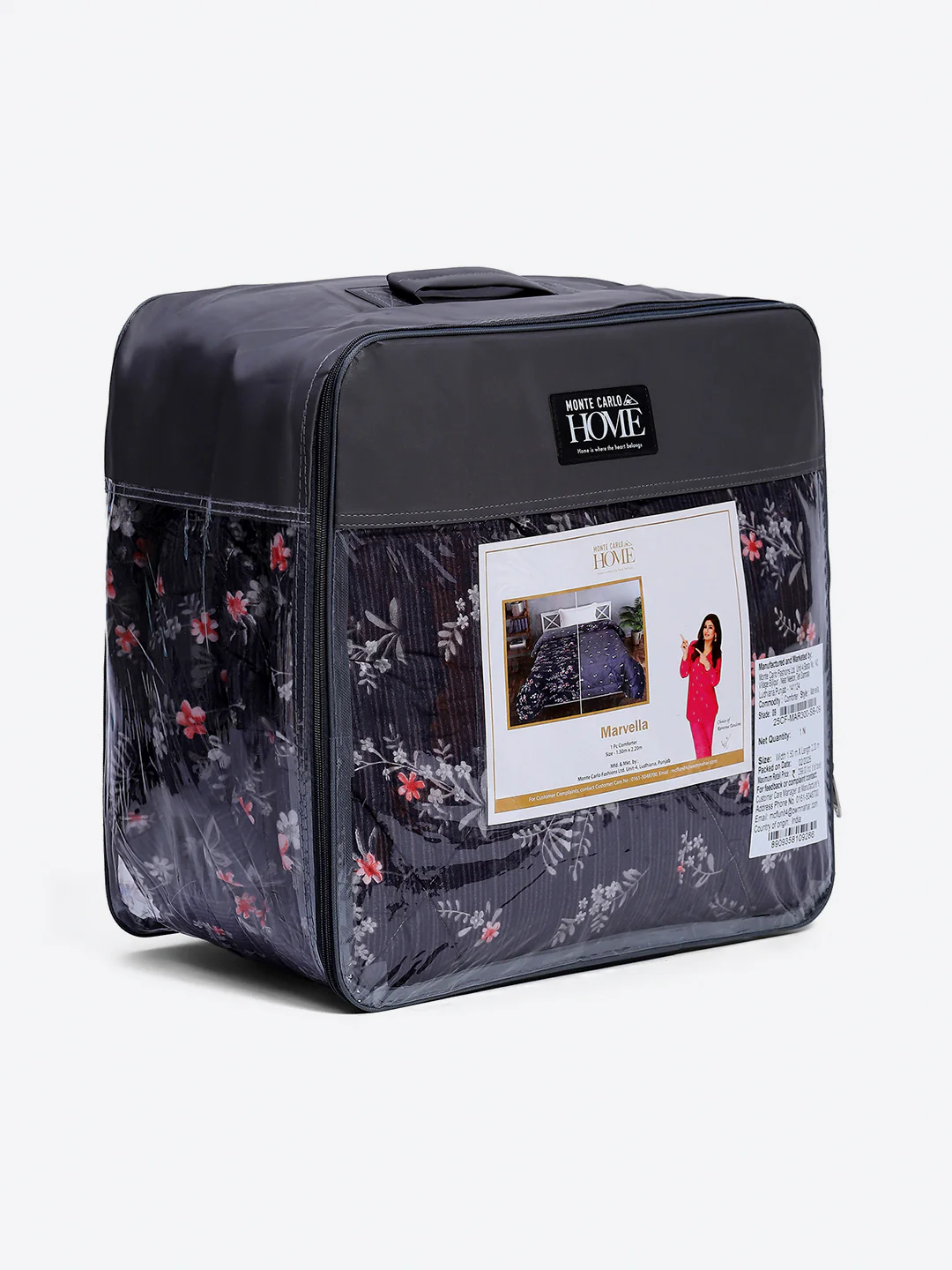 Printed Single Bed 3 Ply Comforter for AC Room - (Marvella) - Image 11
