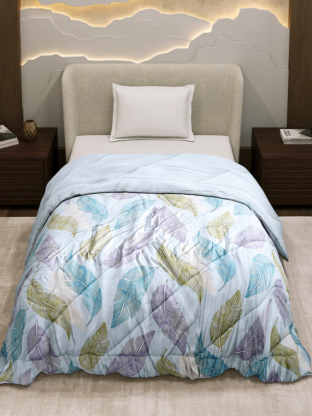 Printed Single Bed 3 Ply Comforter for AC Room - (Marvella) - Image 3
