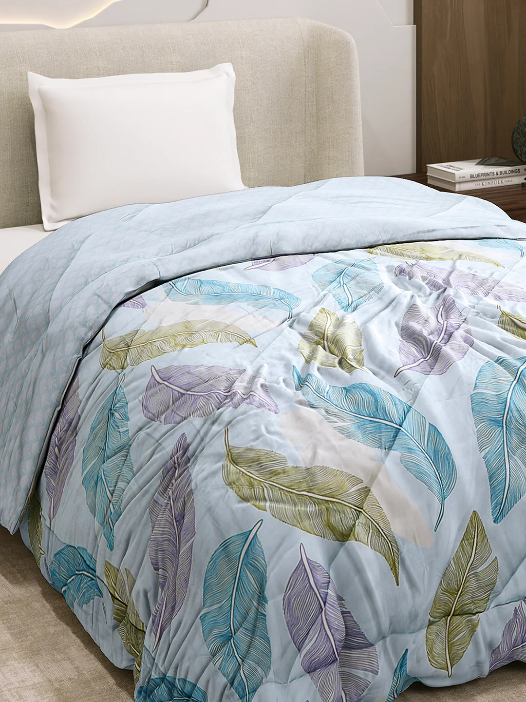 Printed Single Bed 3 Ply Comforter for AC Room - (Marvella) - Image 6