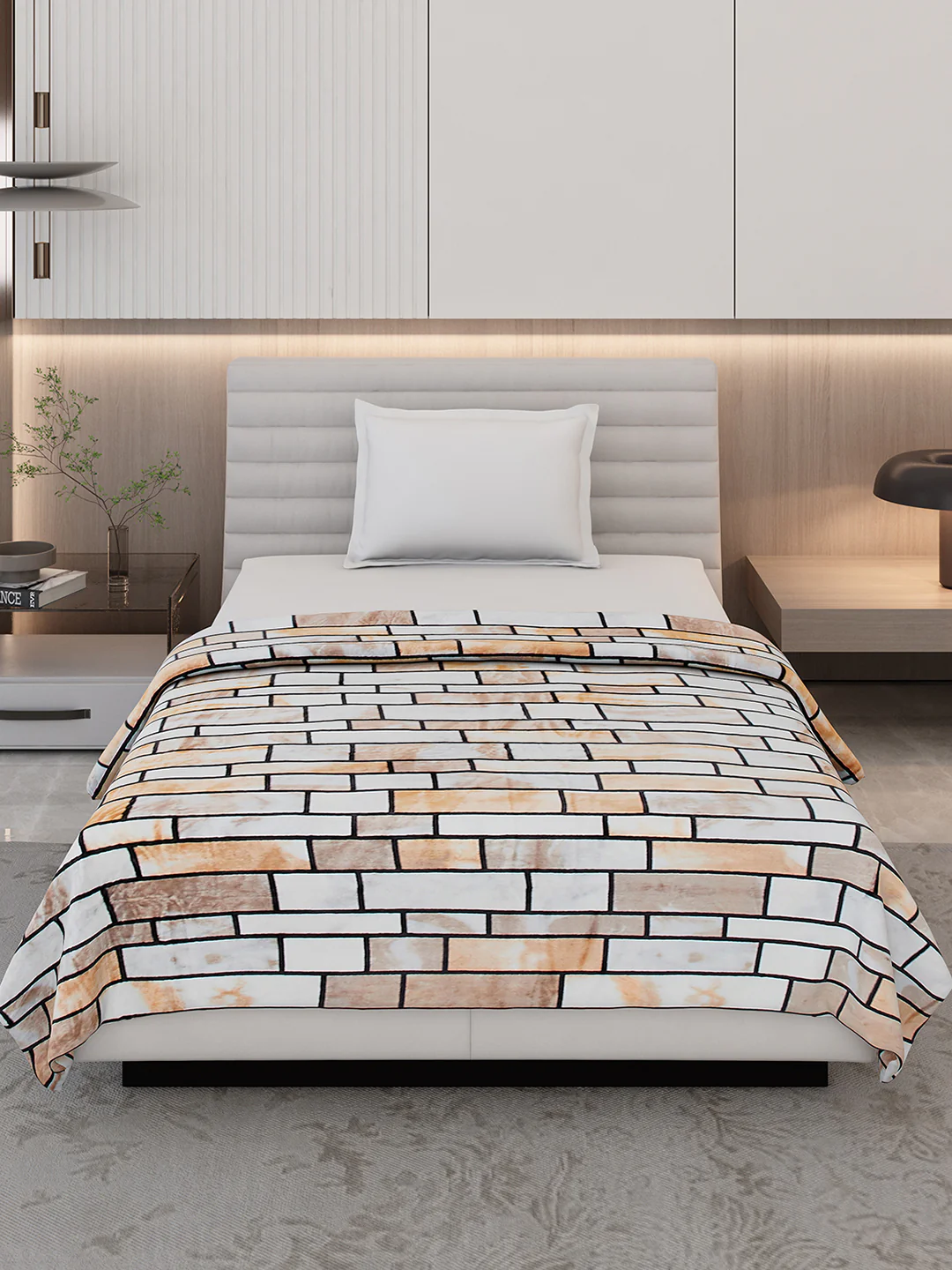 Printed Single Bed 300 GSM Blanket for AC Room - (Blubell) - Image 3