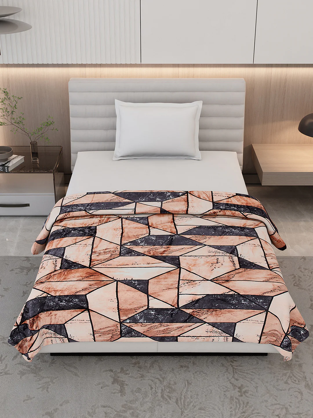 Printed Single Bed 300 GSM Blanket for AC Room - (Blubell) - Image 2