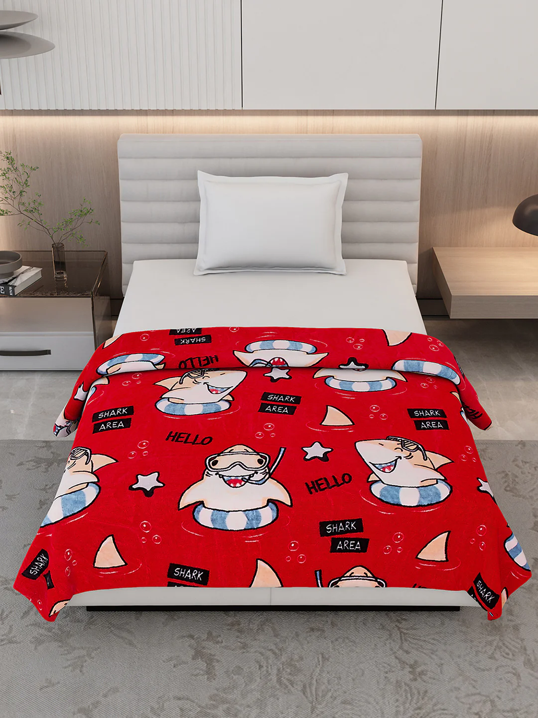 Printed Single Bed 300 GSM Blanket for AC Room - (Ellis) - Image 2