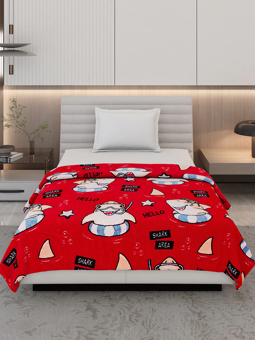 Printed Single Bed 300 GSM Blanket for AC Room - (Ellis) - Image 3