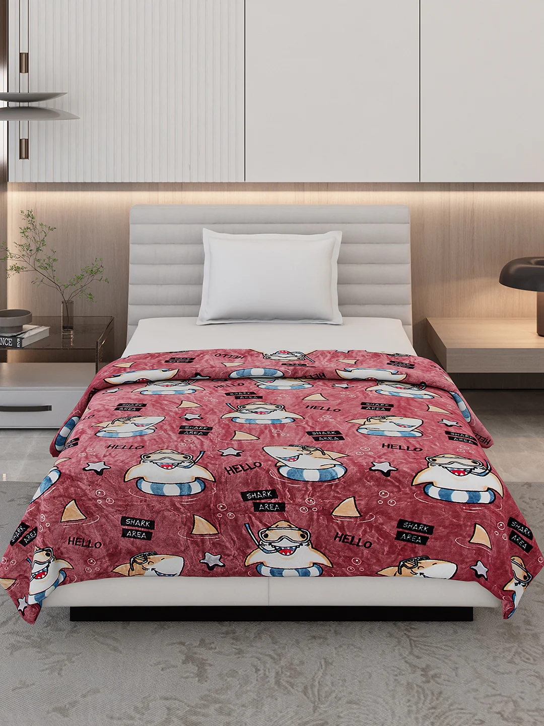 Printed Single Bed 300 GSM Blanket for AC Room - (Ellis) - Image 3