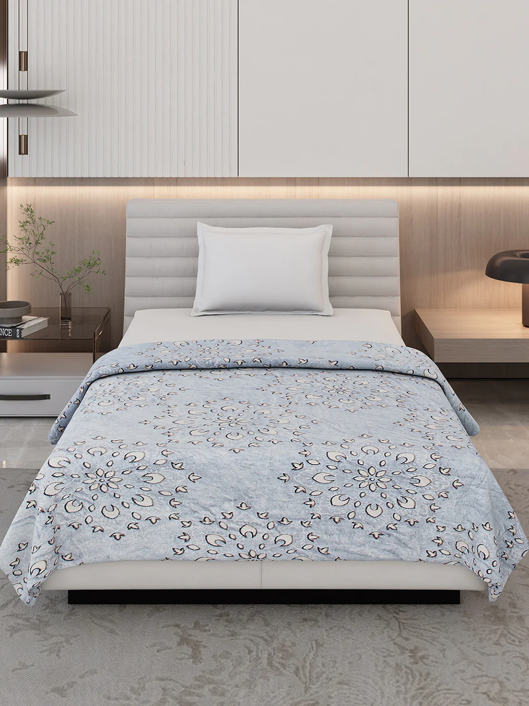 Printed Single Bed 300 GSM Blanket for AC Room - (Kaira) - Image 3
