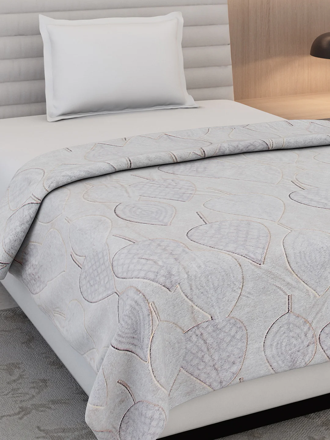 Printed Single Bed 300 GSM Blanket for AC Room - (Kaira) - Image 4