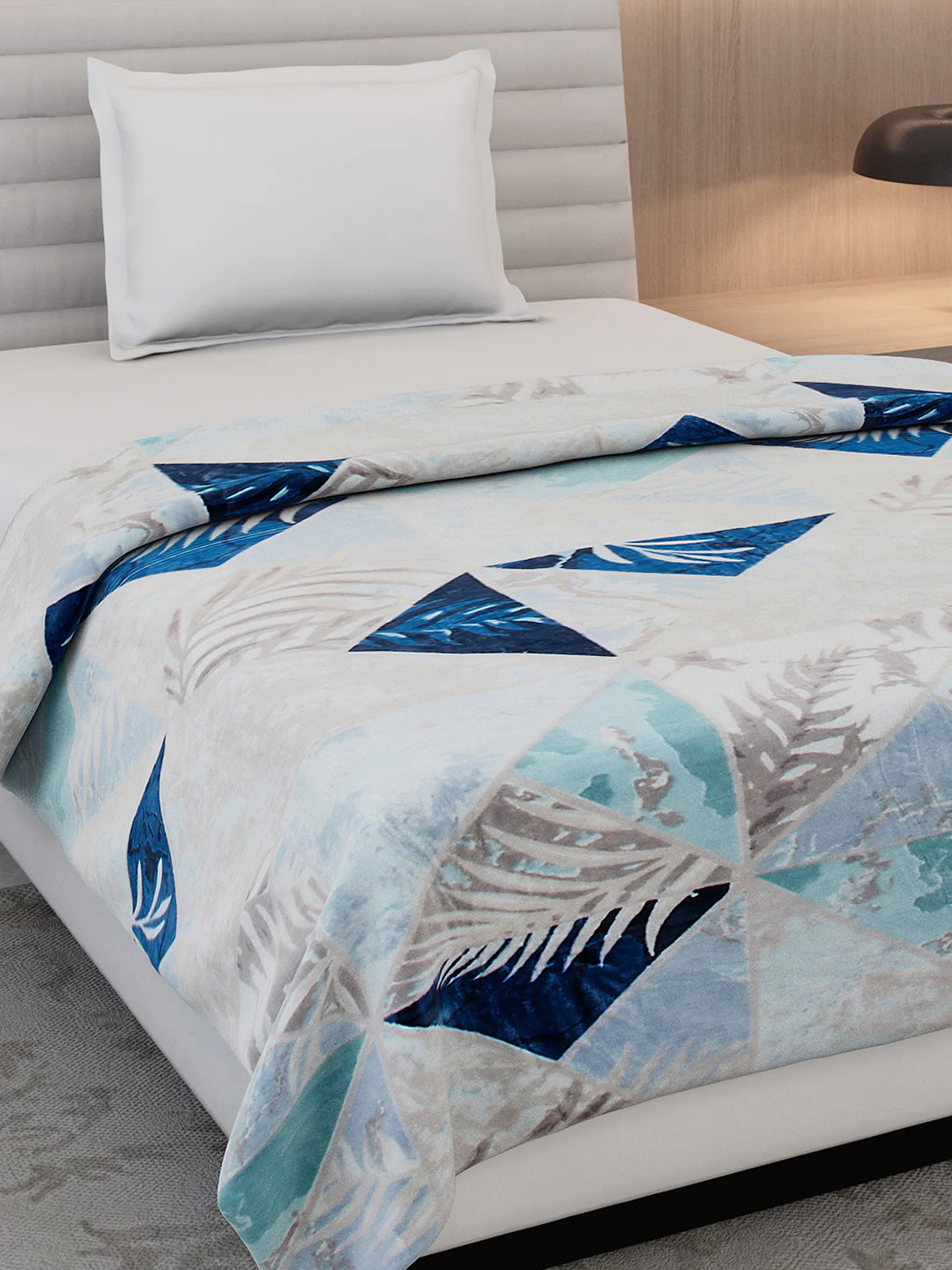 Printed Single Bed 300 GSM Blanket for AC Room - (Legacy) - Image 4