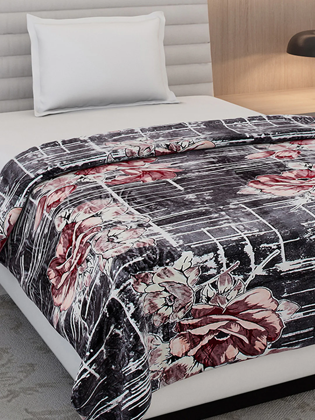 Printed Single Bed 350 GSM Blanket for AC Room - (Nicole) - Image 4