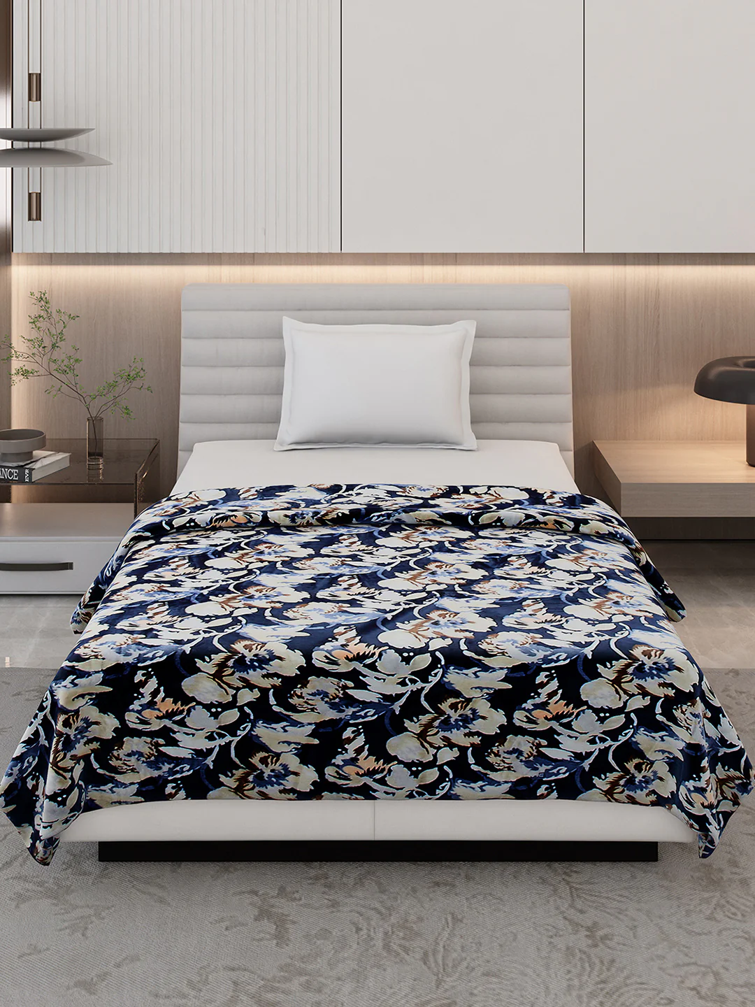 Printed Single Bed 350 GSM Blanket for AC Room - (Nicole) - Image 3