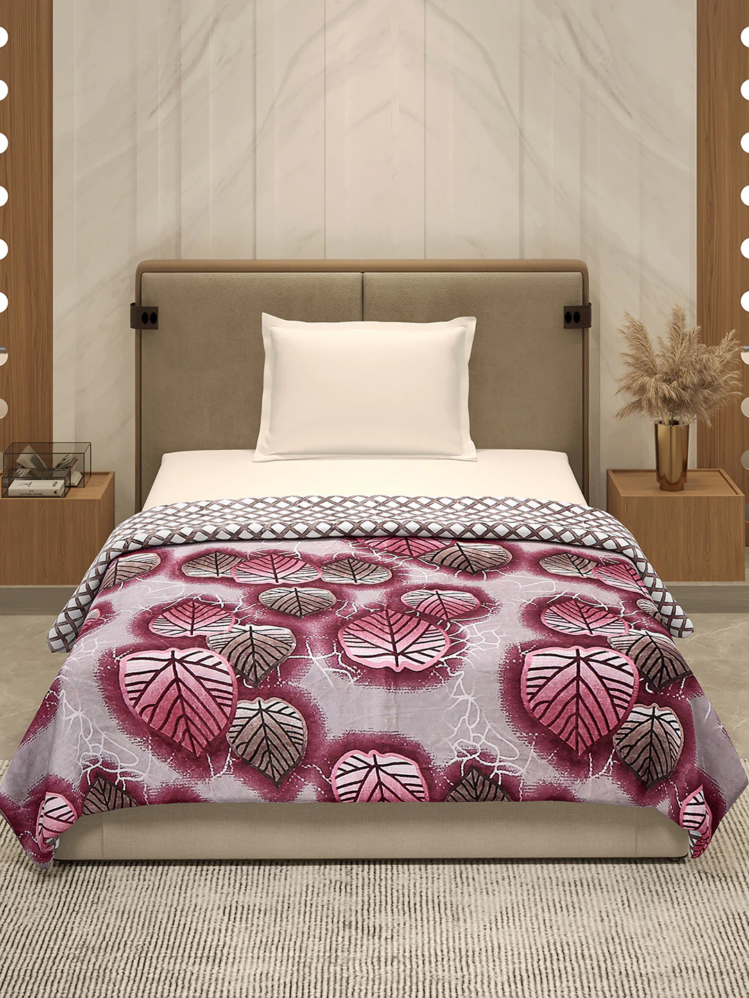 Printed Single Bed 350 GSM Blanket for AC Room - (Paramount) - Image 3