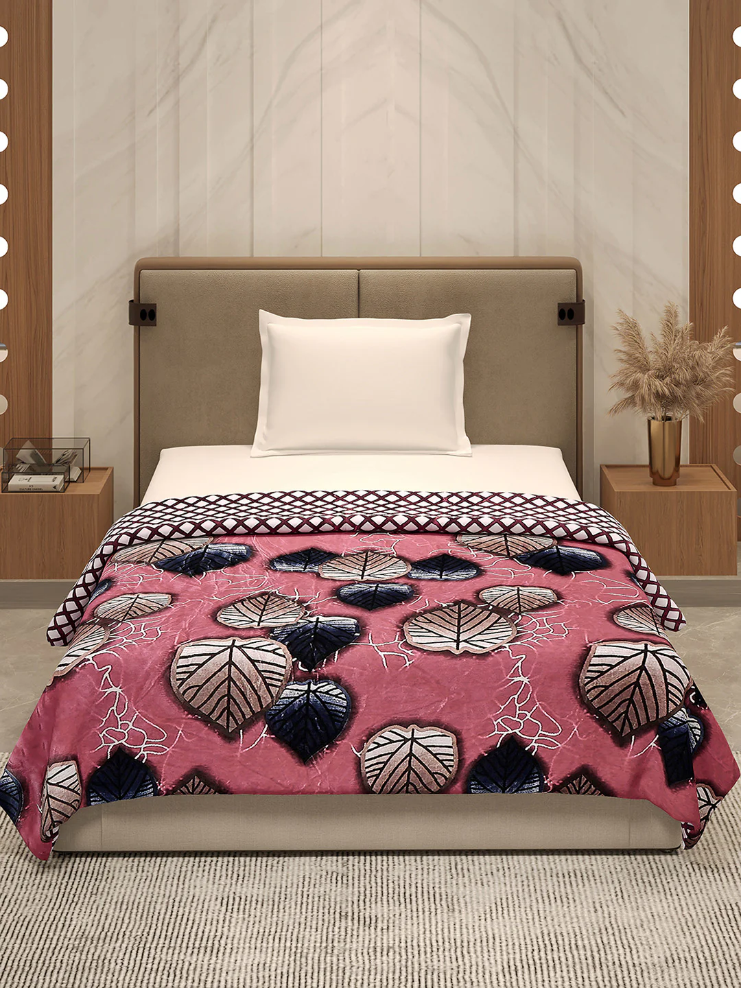 Printed Single Bed 350 GSM Blanket for AC Room - (Paramount) - Image 3