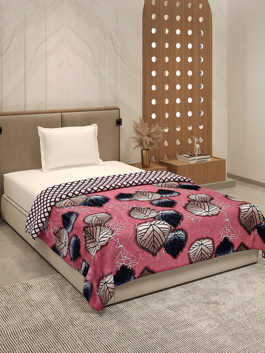 Printed Single Bed 350 GSM Blanket for AC Room - (Paramount) - Image 4