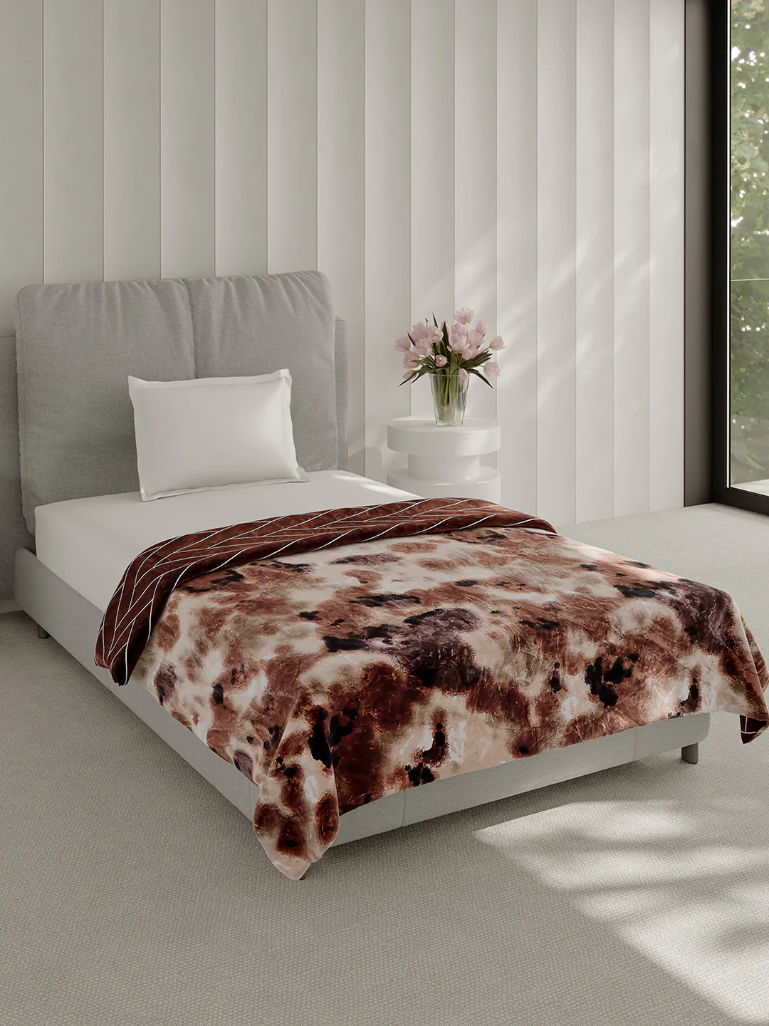 Printed Single Bed 350 GSM Blanket for AC Room - (Paramount) - Image 4