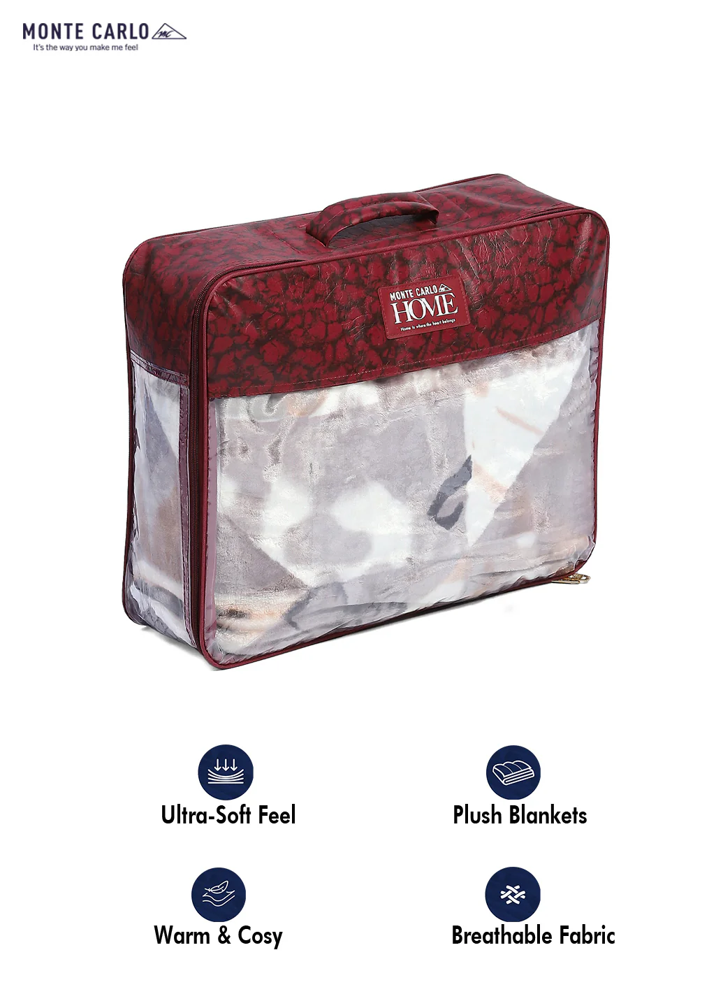 Printed Single Bed 596 GSM Blanket Everest 2 Ply (Weight 2.1 kg) - Image 8