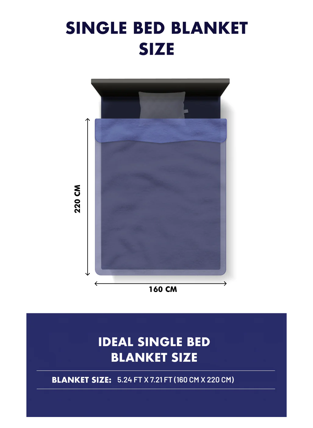 Printed Single Bed 596 GSM Blanket Everest 2 Ply (Weight 2.1 kg) - Image 9