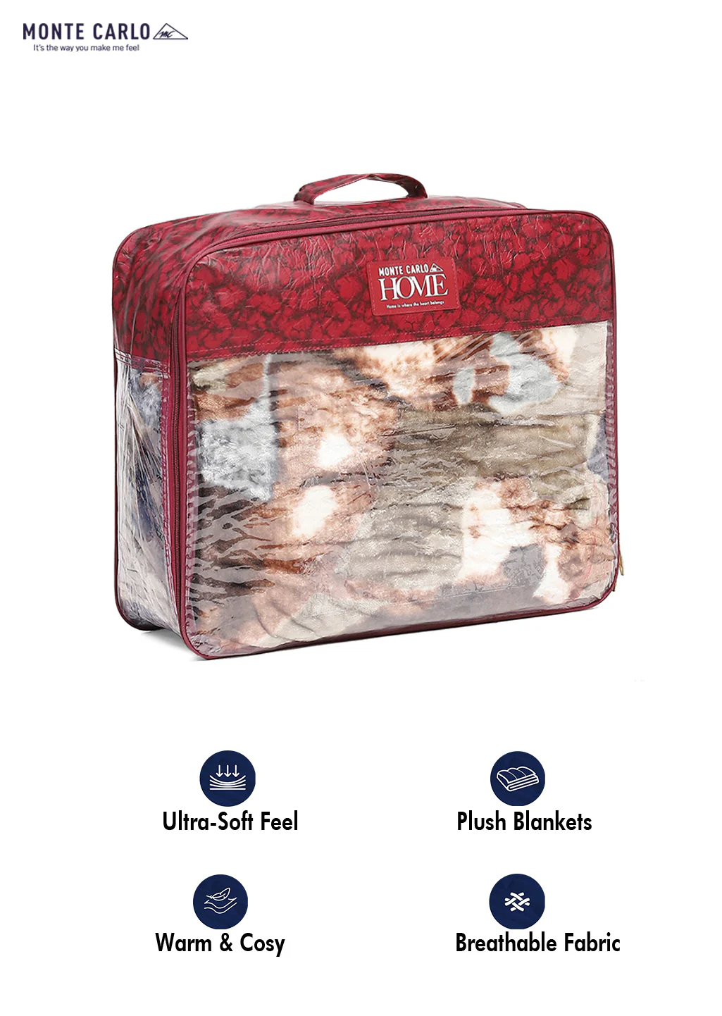 Printed Single Bed 596 GSM Blanket Everest 2 Ply (Weight 2.1 kg) - Image 8