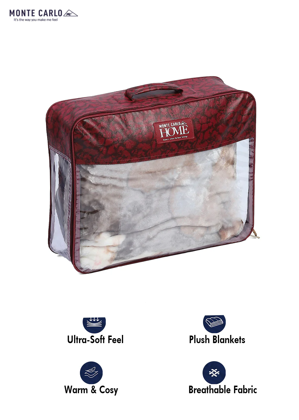 Printed Single Bed 596 GSM Blanket Everest 2 Ply (Weight 2.1 kg) - Image 8