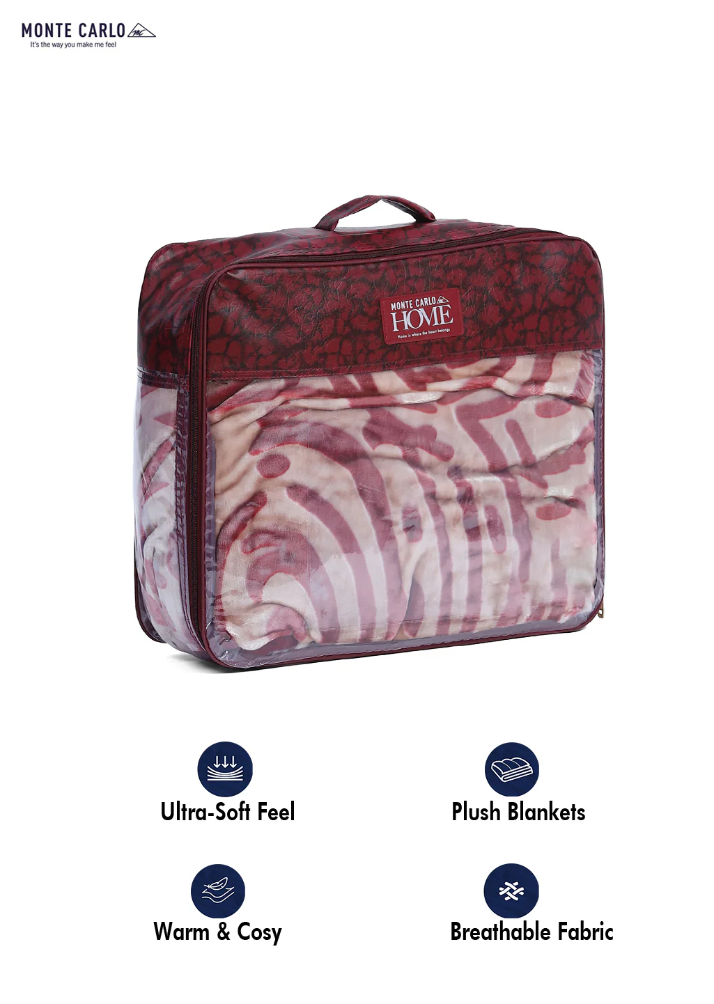 Printed Single Bed 710 GSM Blanket Ignis 2 Ply (Weight 2.5 kg) - Image 8
