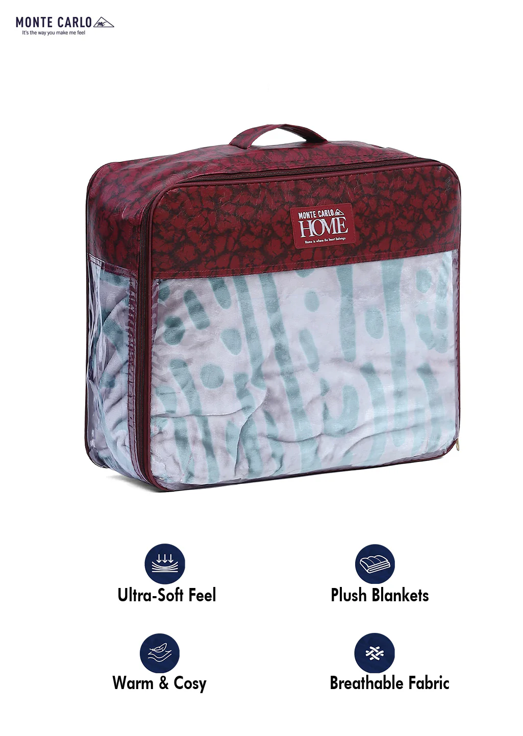 Printed Single Bed 710 GSM Blanket Ignis 2 Ply (Weight 2.5 kg) - Image 8